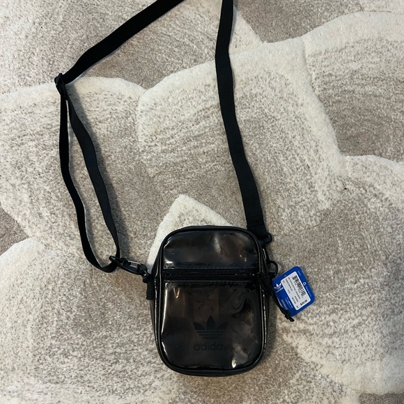 Adidas Black Crossbody Bag - Picture 1 of 3